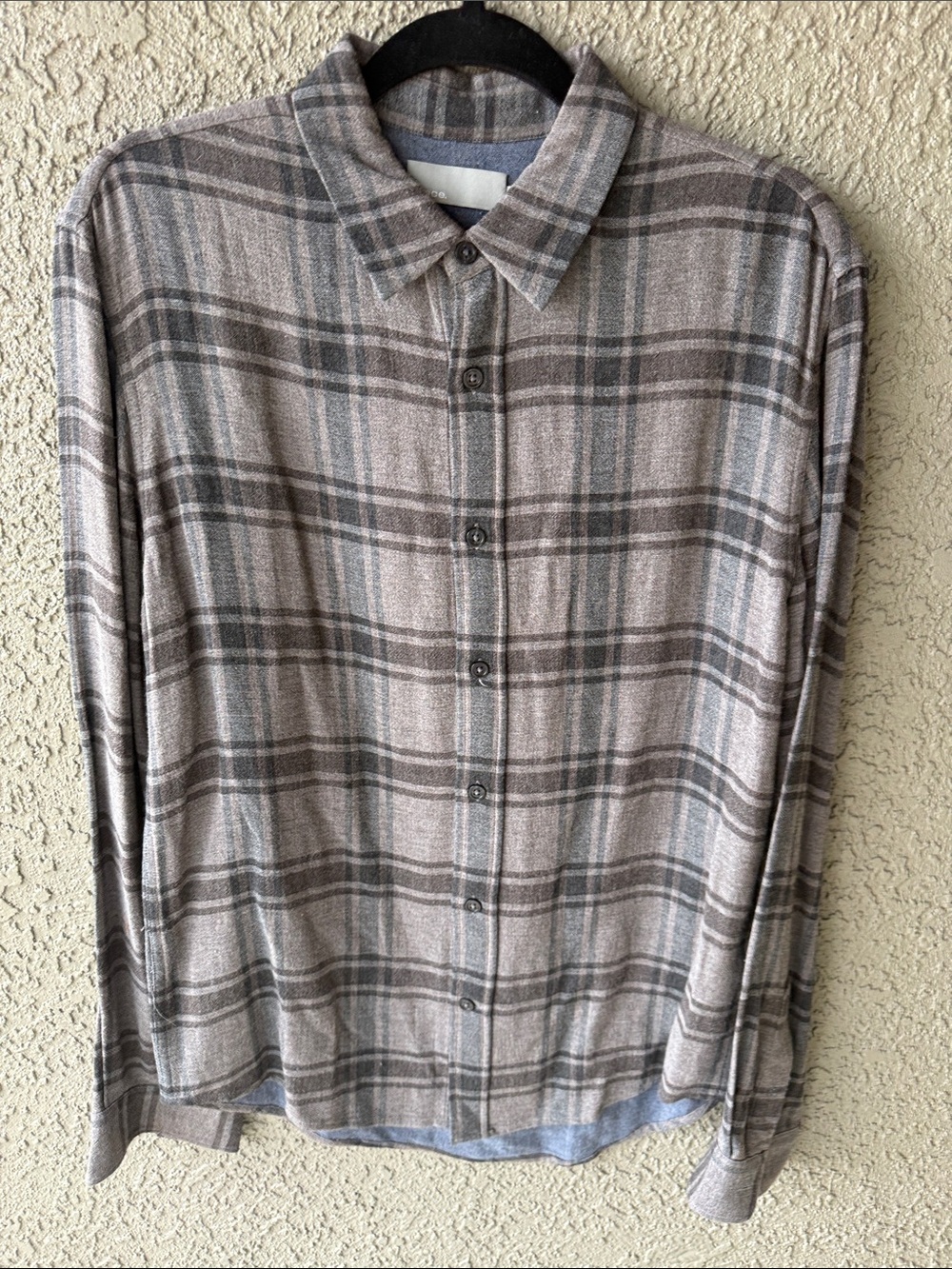 Vince Brown and Gray Knit Cardigan